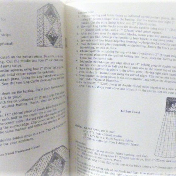 BK26 LOG CABIN QUILT Patterns Sue Saltkill Dover Needlework Series Magazine - Picture 4 of 7
